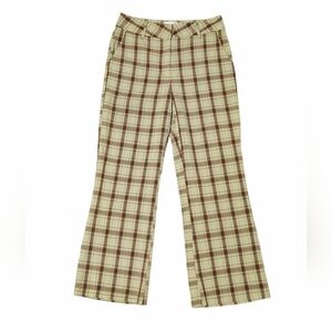Groovy 70s VIBES  Love + Harmony Plaid Trousers | Size S Plaid Pants